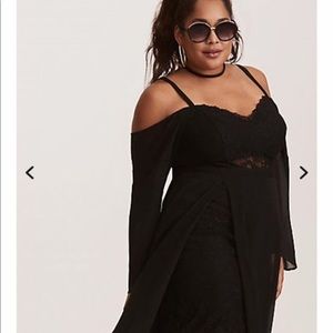 Torrid Maxi Off the shoulder dress